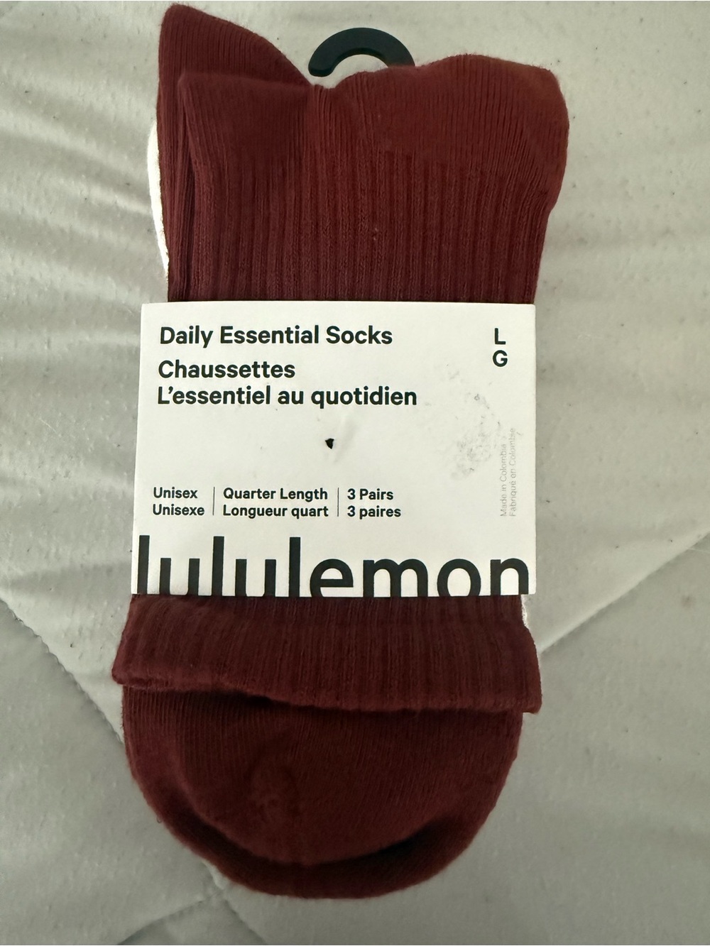 lululemon athletica Quarter-Length daily essential Socks